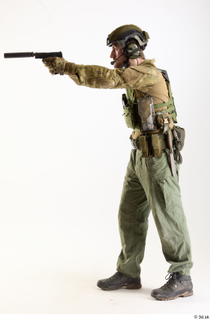 Alex Lee Pose with Pistol shooting standing whole body 0003.jpg